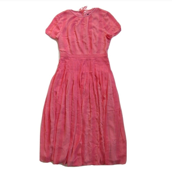 J CREW | Embroidered Chiffon Midi Dress - Picture 4 of 6